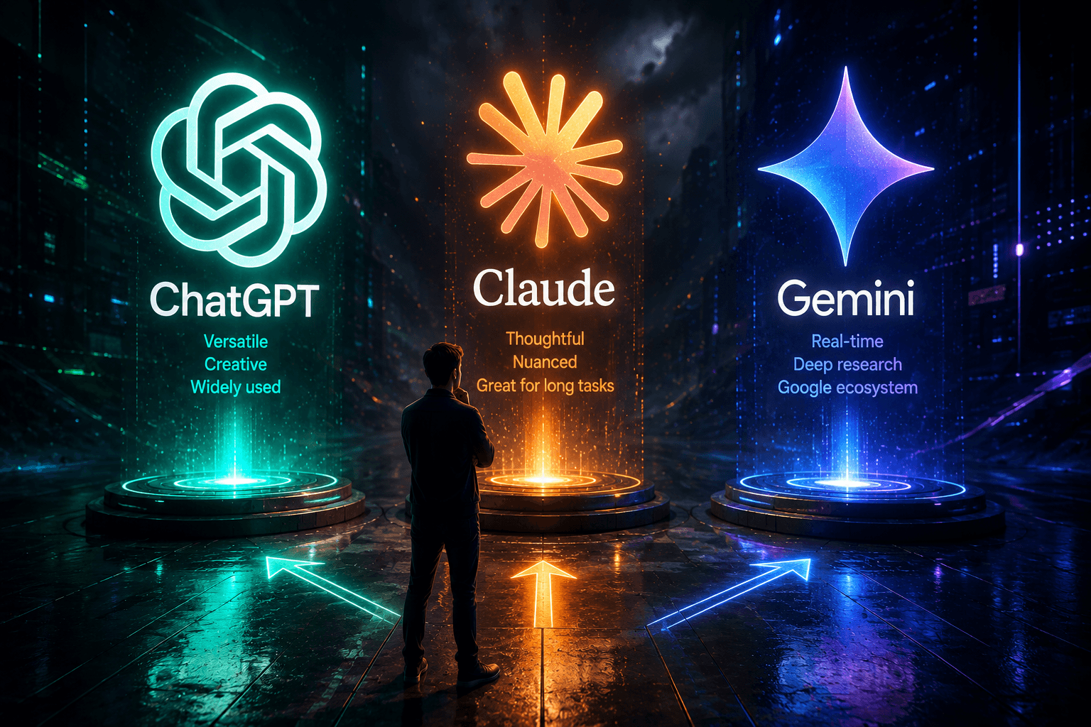 Article illustration: Is ChatGPT Losing to Claude and Gemini? What the Numbers Actually Say in 2026